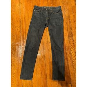 Dark Blue Wash Skinny Jeans (Men) - American Eagle
